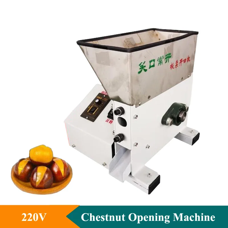 

Chestnuts Macadamia Nut Shell Opener Machine Stainless Steel Chestnut Cutter Machine Chestnut Sheller Opening Cutting Machine