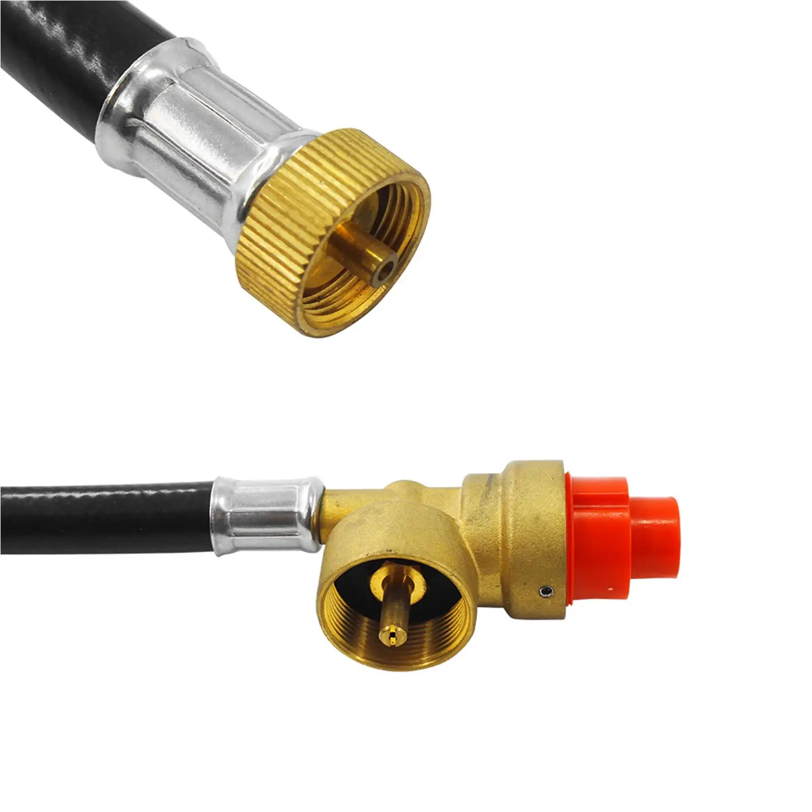 

Portable Camping Stove Gas Regulator Hose Sturdy Metal Pressure Connector for Camping Gas Cylinder