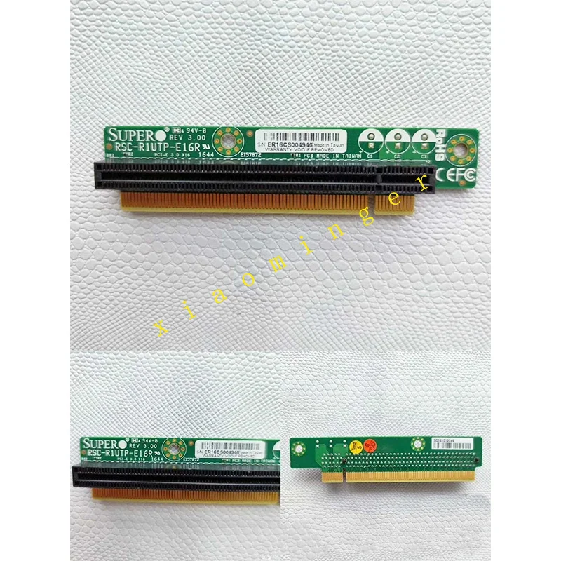 Карта-адаптер PCI-Ex16 (Riser Card) для SuperMicro RSC-R1UTP-E16R + металлический кронштейн