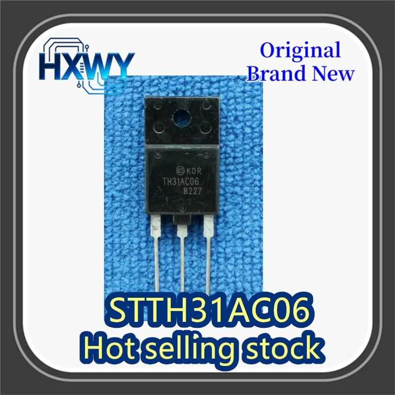 

(5/50 pieces) STTH31AC06 TH31AC06 TO-3PF 31A 600V Brand New Original