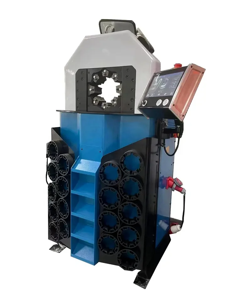 Zaciskarka do węży o dużej średnicy 4 cale, ultracienka, wytrzymała, hydrauliczna z ekranem dotykowym.