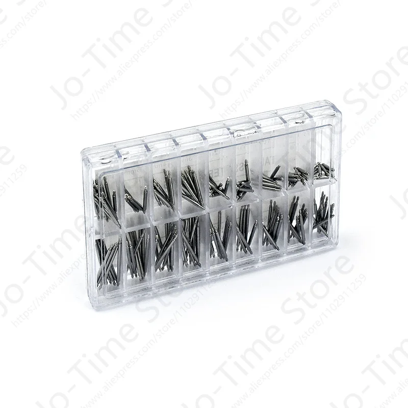 270pcs/Set Watch Accessories Watchband Stainless Steel Metal Spring Bars 8mm - 25mm Strap Belt Repair Watch Spring Bar Tool