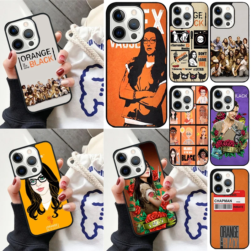 

Оранжевый — новый черный чехол для телефона для iPhone 17 Air Plus Max 16 16e 13 14 15 Pro Max 12 11 15 Pro Max Cover