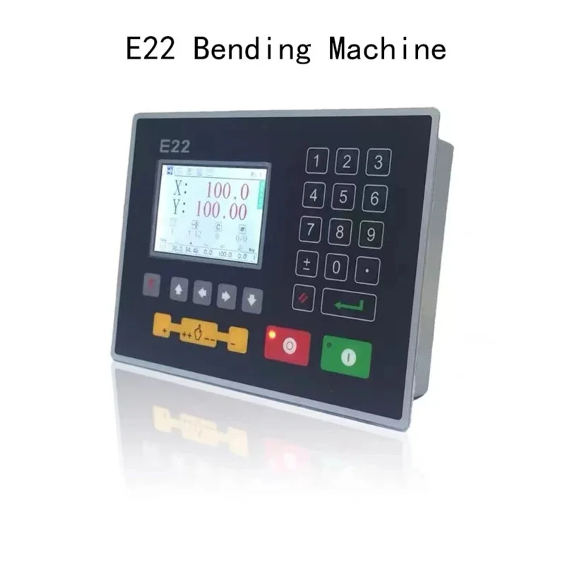 E22 tipo sistema CNC máquina de corte e dobra sistema de exibição digital definido controlador de servo motor