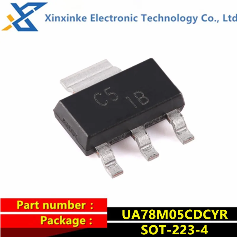 

5PCS UA78M05CDCYR Mark:C5 SOT-223-4 Linear Voltage Regulators 5.0V 500mA Fxd Pos Power Management ICs Brand New Original