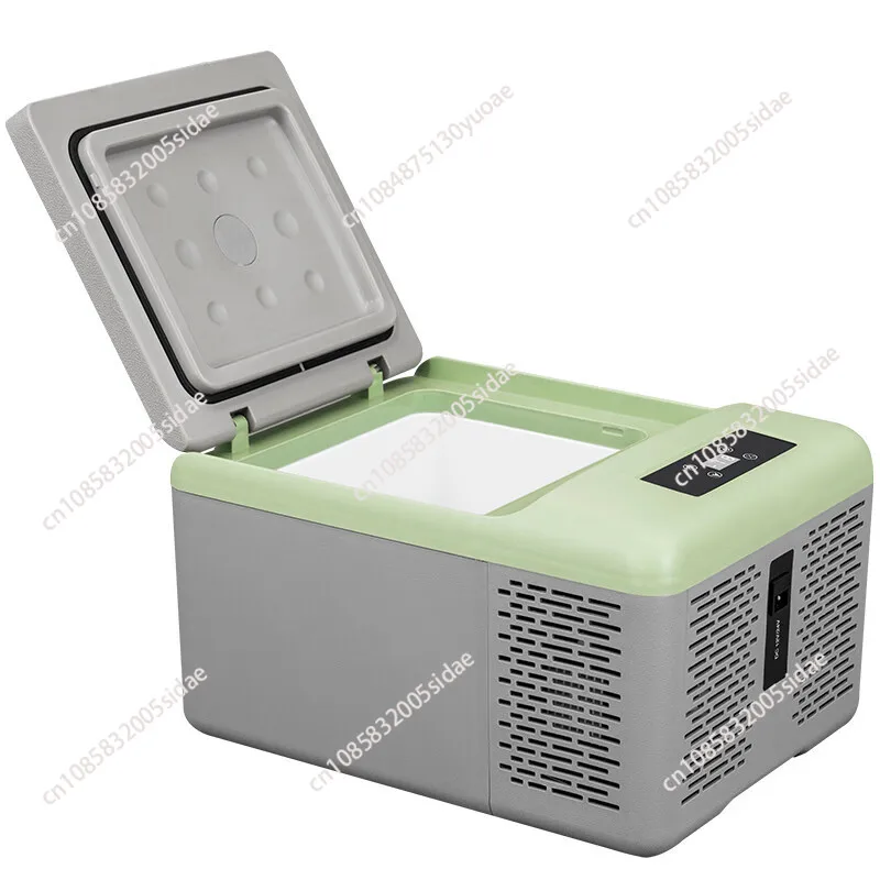 Car Refrigerator with Compartment, Compressor for Cold Car, Home, Dual-Purpose Refrigerated, Outdoor Camping, 12V, 24V