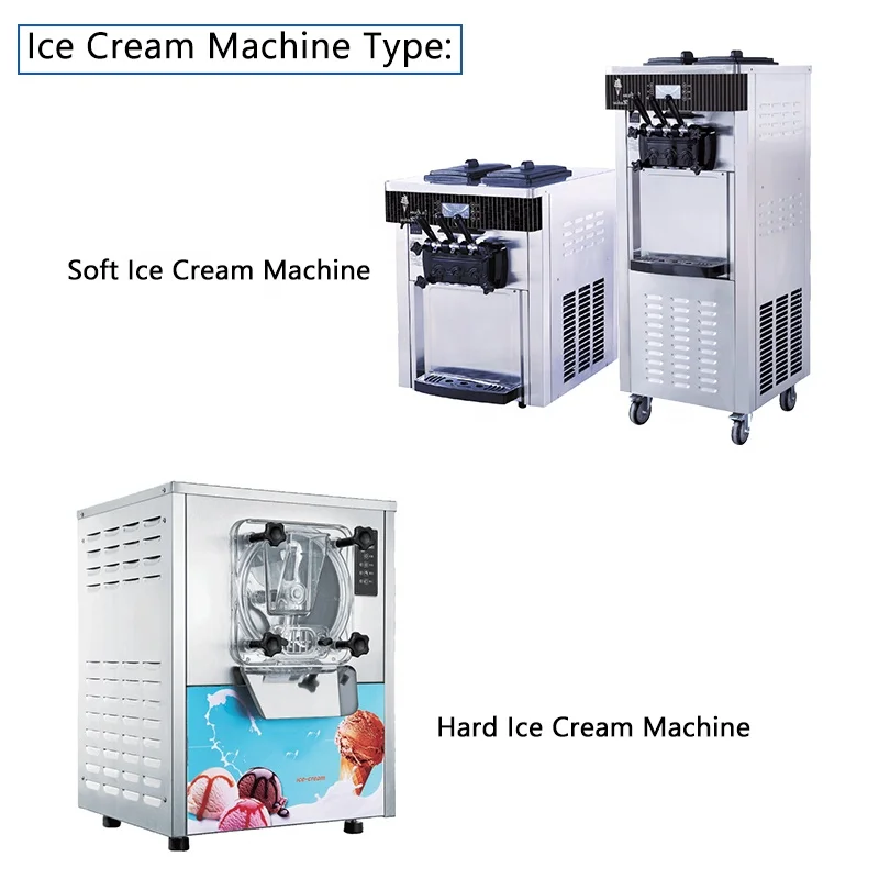 أسعار آلة صنع الآيس كريم، أسطوانة جيلاتو التجارية، صانع الآيس كريم الصلب