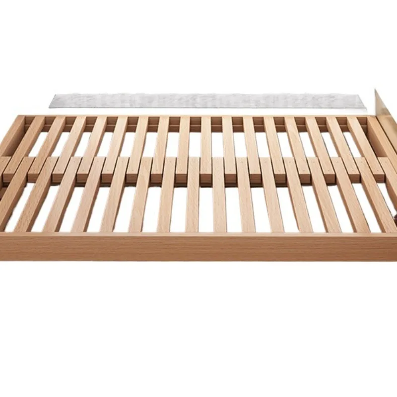 Factory Direct 2026 Small apartment beech pine solid wood optional pull-out bed telescopic push-pull design push-pull sofa bed