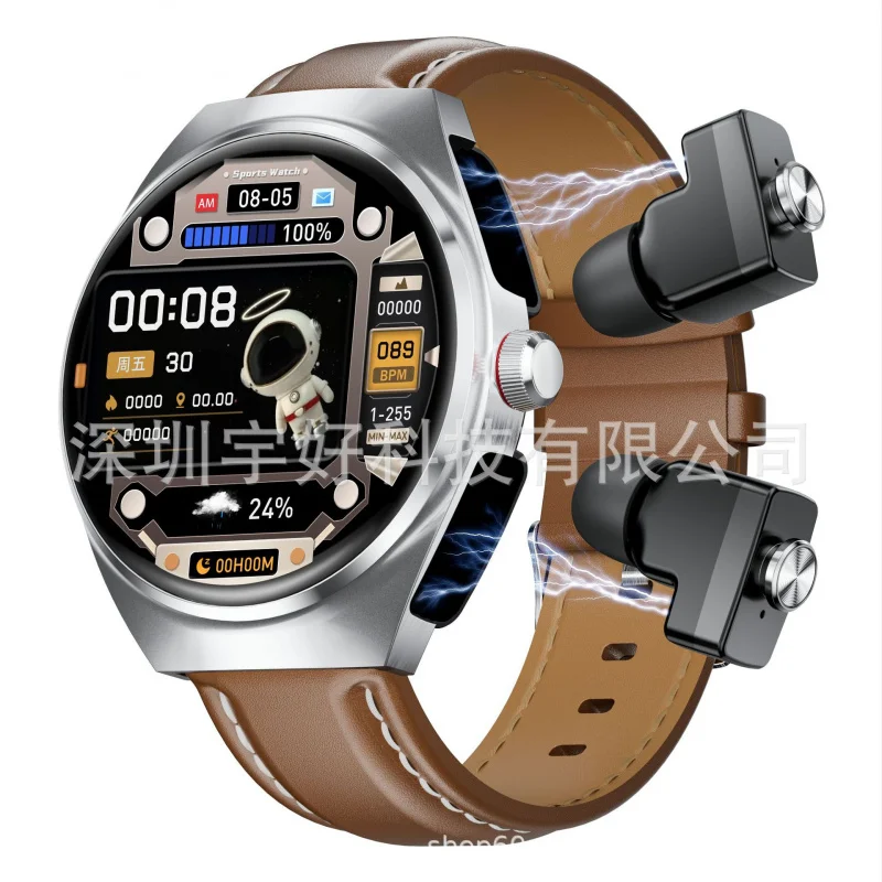 Foreign Trade New Men2Combination1HdTWSBluetooth Headset Dual-Call WaterproofGT95Business Watch