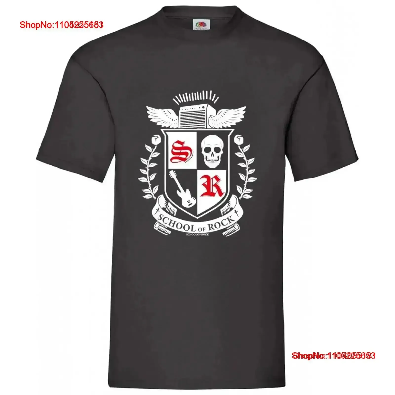 

School of Rock crest from classic movie men's T Shirt stylish gift for boyfriend husband friend cool casual wear secret Santa