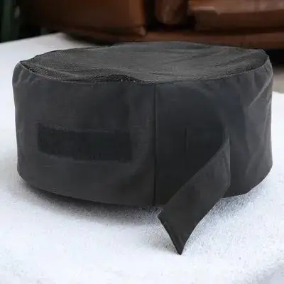 Casquette de crâne de restauration en maille noire à sangle réglable, taille unique pour la plupart des adultes, chapeau de Chef respirant et respectueux de la peau
