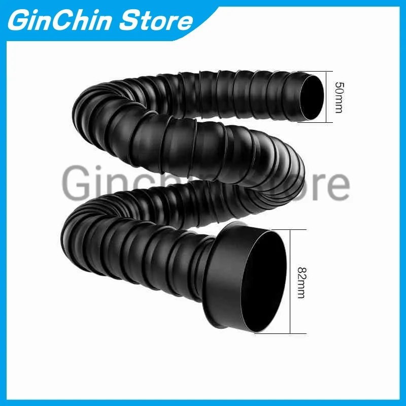 

50 мм/75 мм гибкая дымоотводная труба вентилятора бамбуковая трубка всасывающая вытяжка для промышленной системы удаления дыма