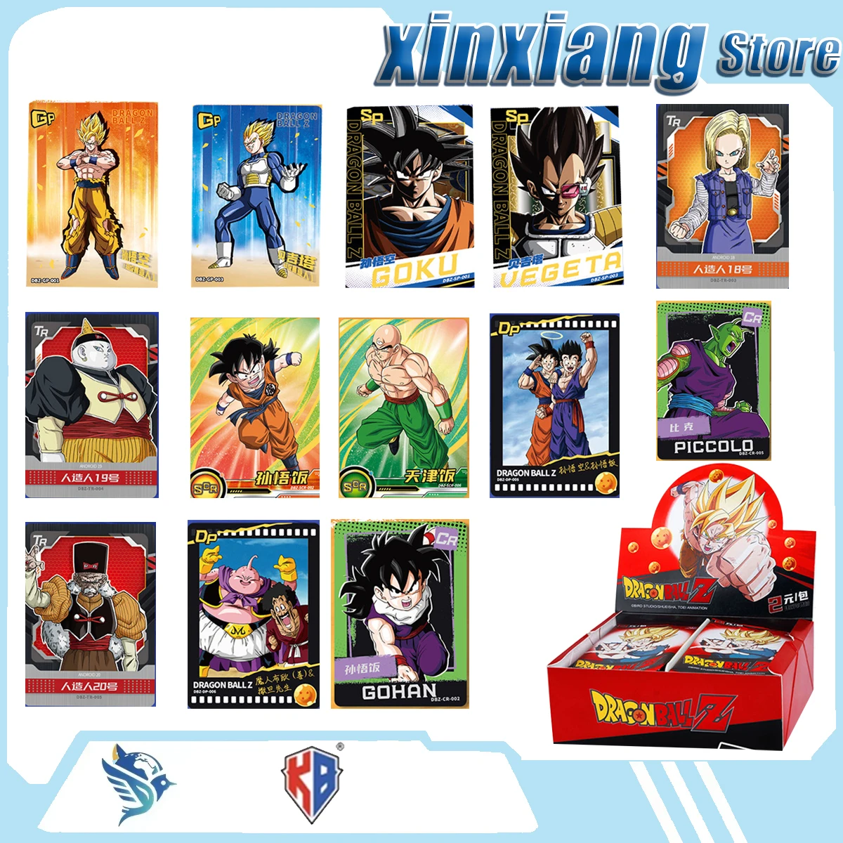 Kabao Culture Creative Works Dragon Ball Z Polaroid Mini Card Cartoon Characters In Anime And Manga Classic Passion Excitement