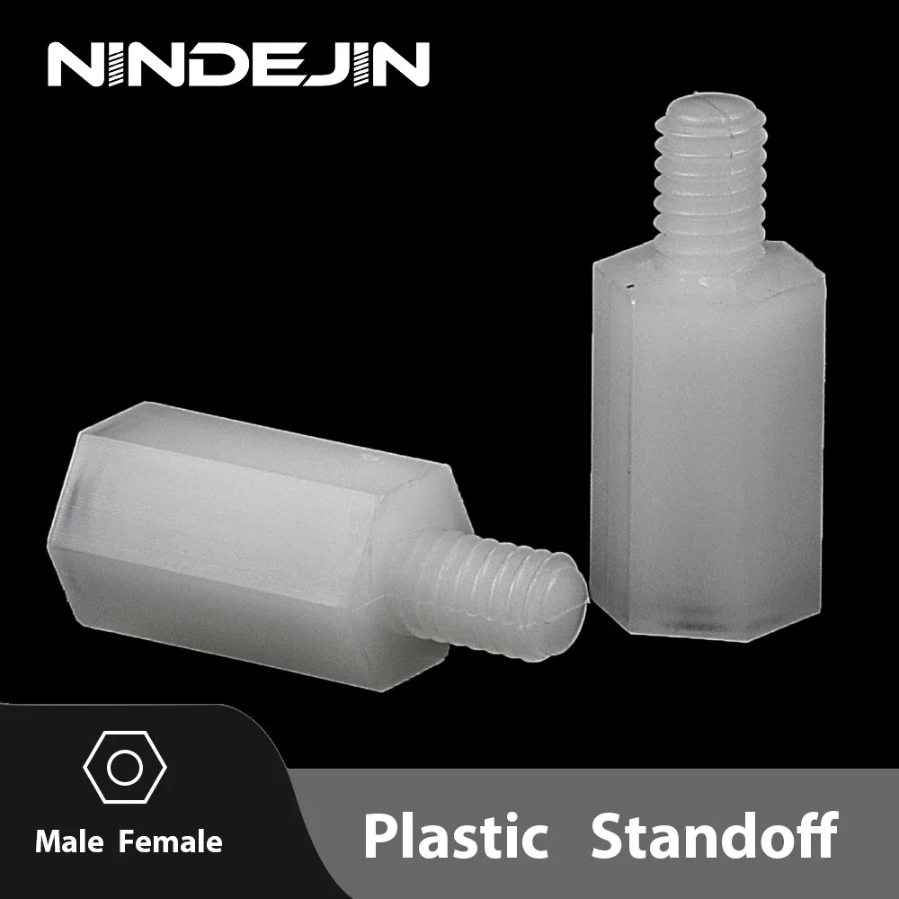 Nylon Hex Standoff Spacer M2 M2.5 M3 M4 Male Female Plastic Standoff Spacing Screw for Pillar PCB Motherboard Standoffs