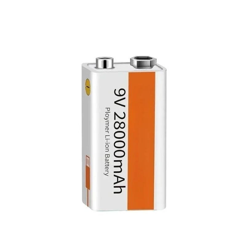 High Quality 9V 28000mAh Battery Type-C for Use walkie Talkies,Use in Microphones,multimeters,KTV Equipment, Toys ,Brand New
