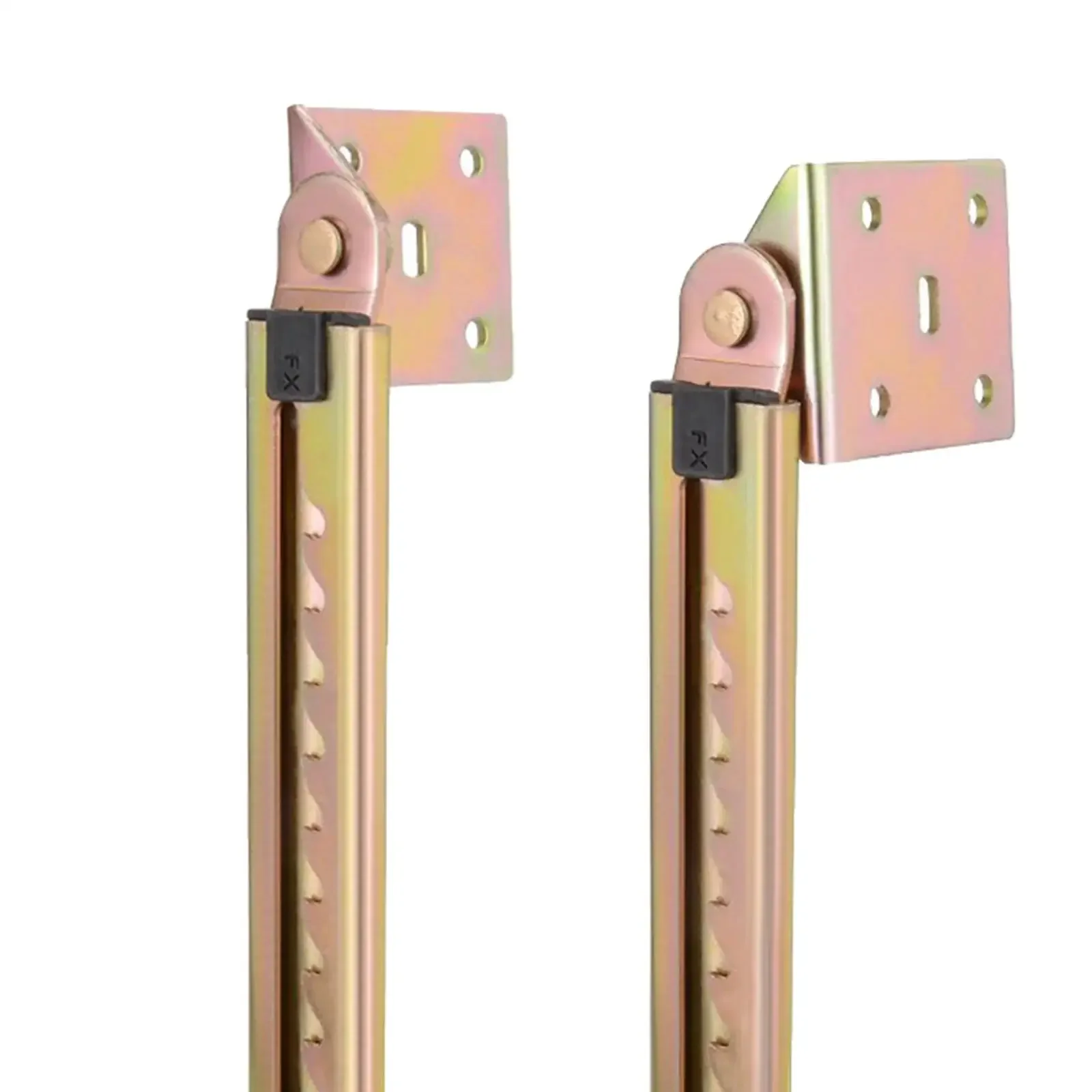 10 Gear Angle Lifting Rod Hinge with Bracket ,Desk ,Adjustable for Cabinet 1pair