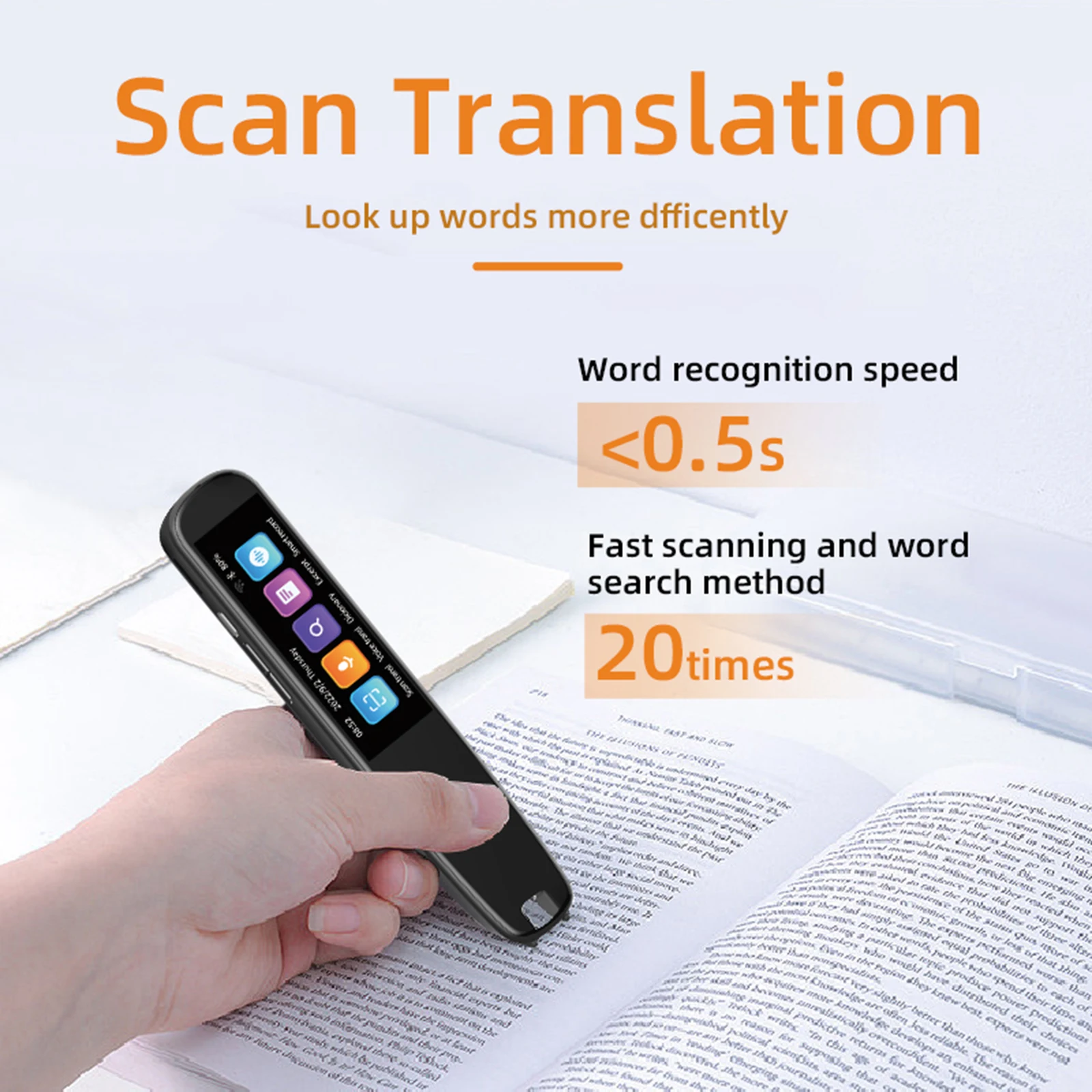 

Multifunction Smart Voice Scan Translator Pen Translation Real Time Language Translator Business Travel Abroad Dictionary Pen