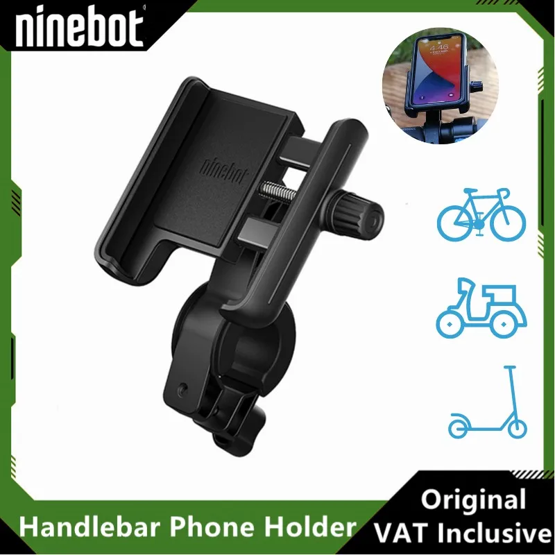 Original Phone Holder For Ninebot By Segway MAX G30 ES1 ES2 ES4 E25 KickScooter Electric Bike Adjustable Mobile Phone Holder