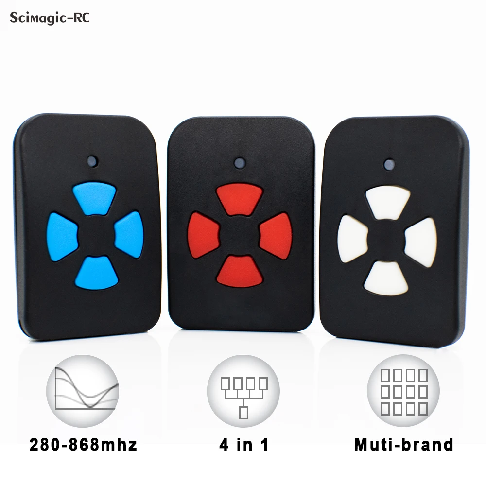 

Universal 433mhz Electric Garage Door Remote Control Controls 4 Button Cloning Command Wireless 433.92 MHz Hand Transmitter