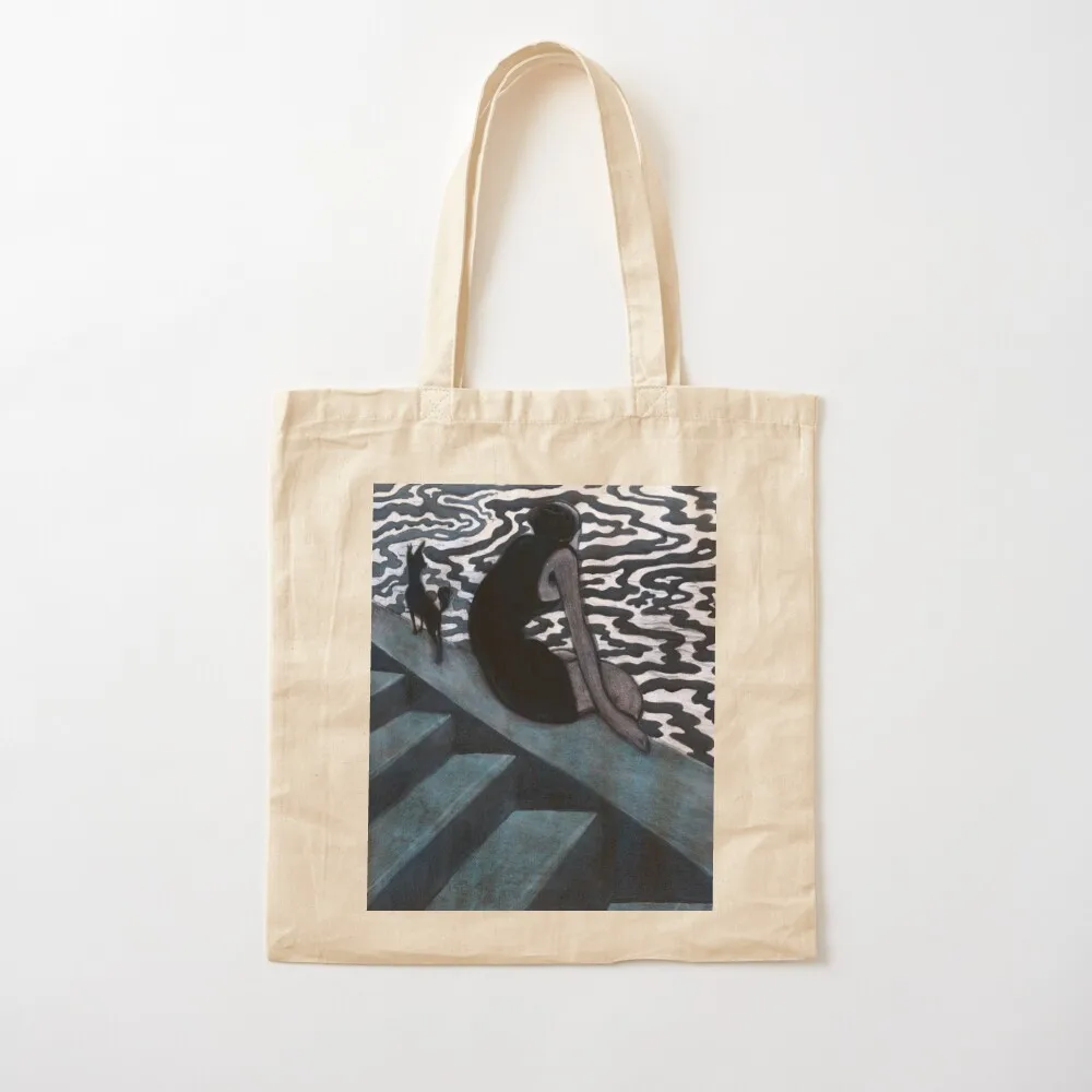 

Léon Spilliaert - The Bather - La Baigneuse Tote Bag тканевая сумка женская сумка-шоппер женская сумка Холщовая большая сумка