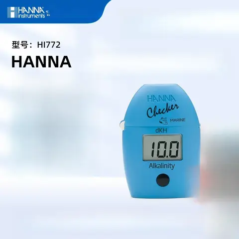 HANNA Handheld KH Photometer HI772 Marine Reef Tank Alkalinity Tester Seawater Water Quality Detector for Aquarium