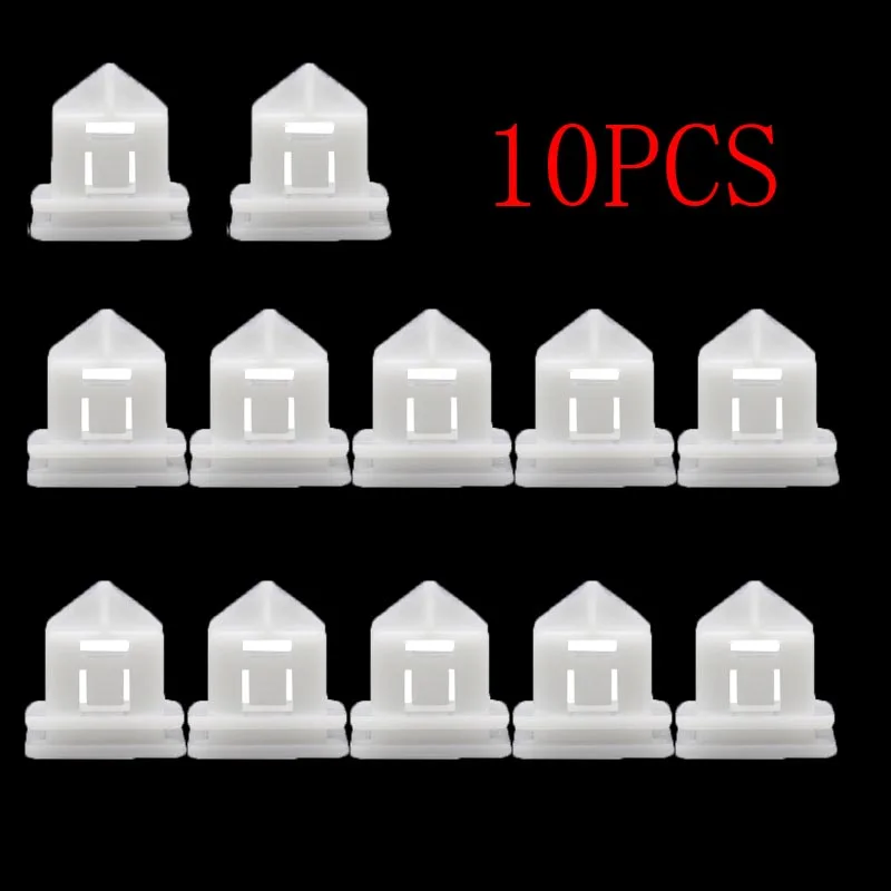 

10X White Plastic Side Skirt Sill Trim Clips 8678010 31214496 For Volvo S40 S80 V50 V70 Xc60 Xc70