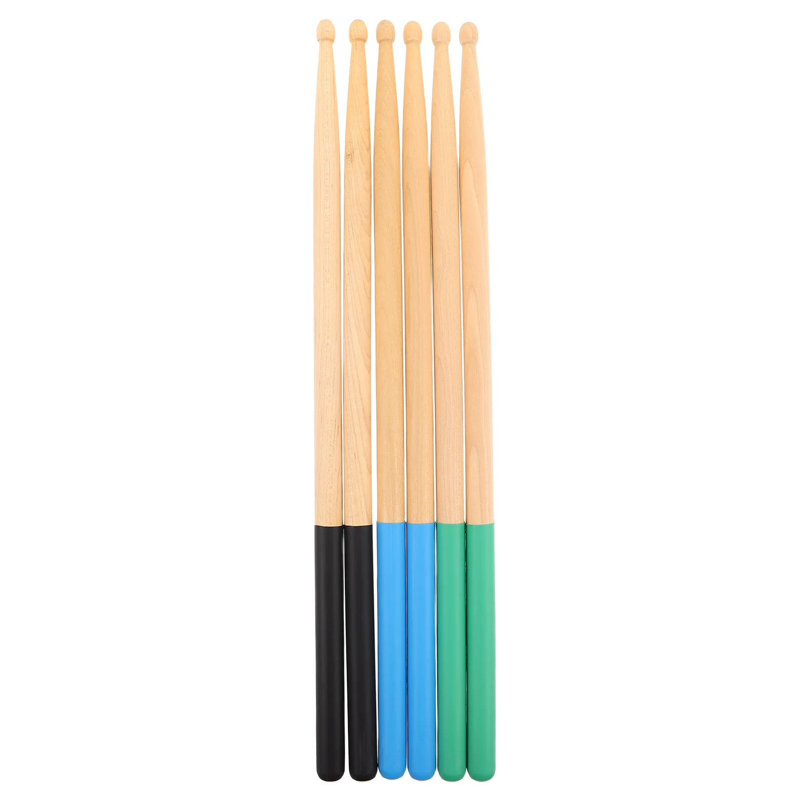 

3 Pairs Drum Stick Set Sticks Musical Accessories Maple Wooden Percussion Practice Child