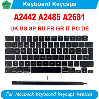 מחשב נייד כובעים a2485 a2779 a2780 a2918 a2991 a2992 keycaps מפתחות מפתח להגדיר עבור m1 m2 pro m1 m2 m3 14 