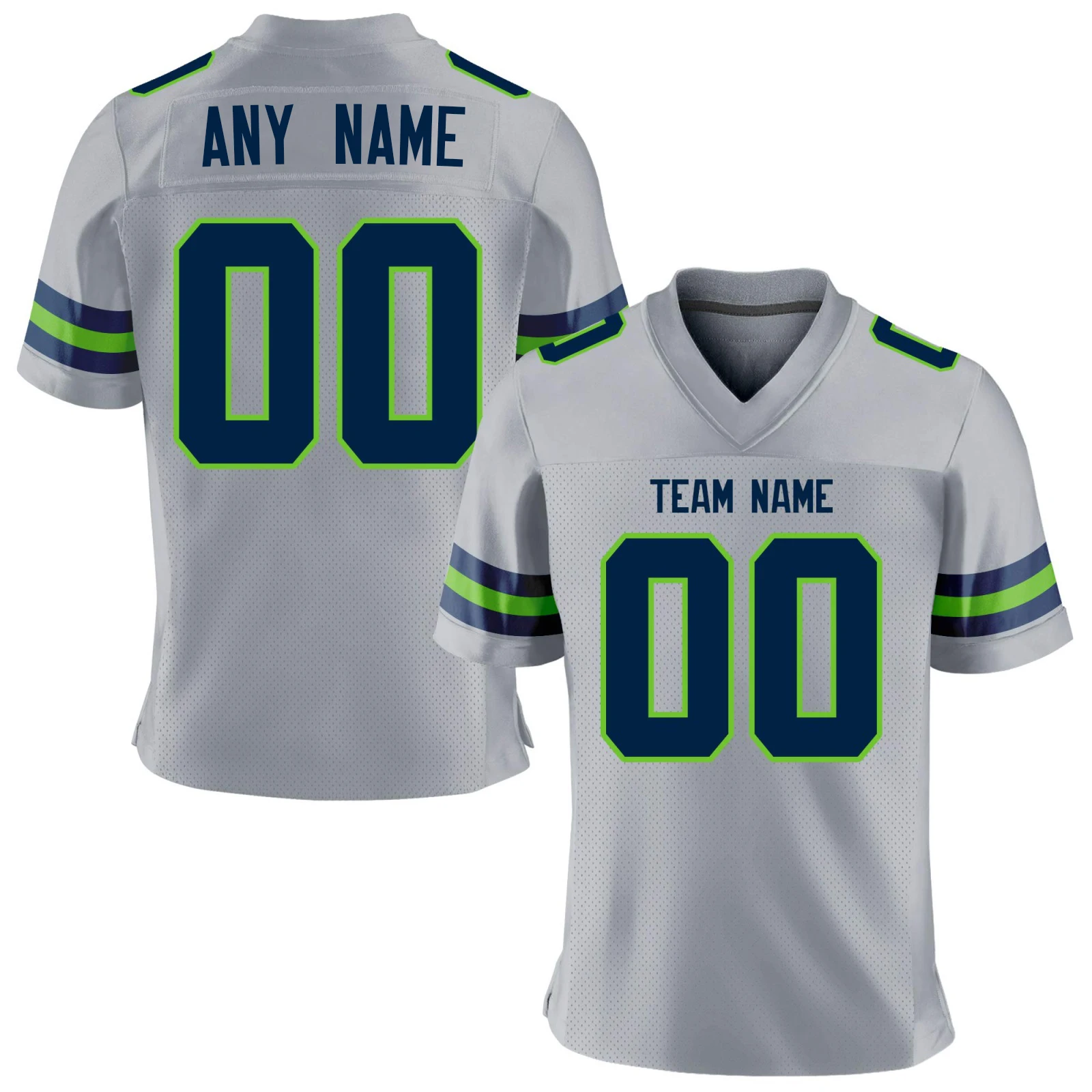 Personalized Seattle Seahawks American Football Jersey Custom Team Name Number Training Jersey Men Women Youth Fans Shirt