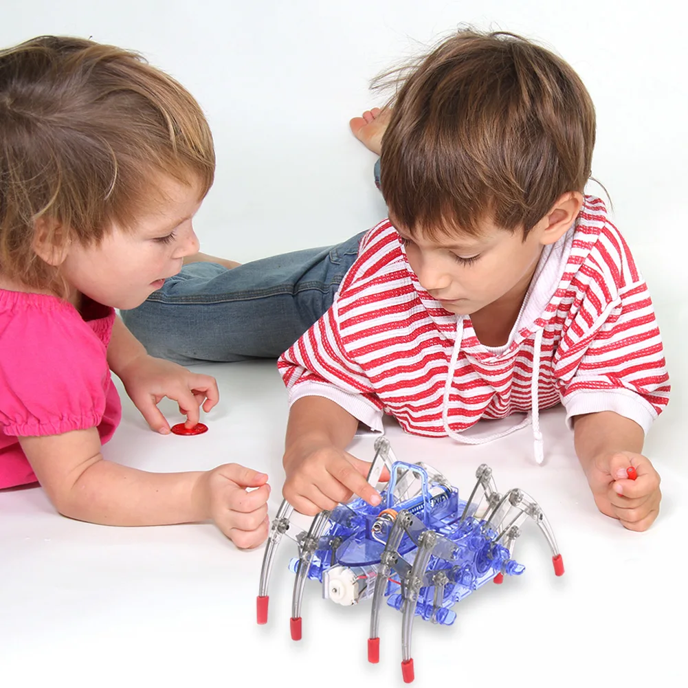 

Spider Robot Childrens Toy DIY Robot Kit with 8 Legs Electronic Robot Toy That Moves and Crawls To Build Yourself Spider Robot