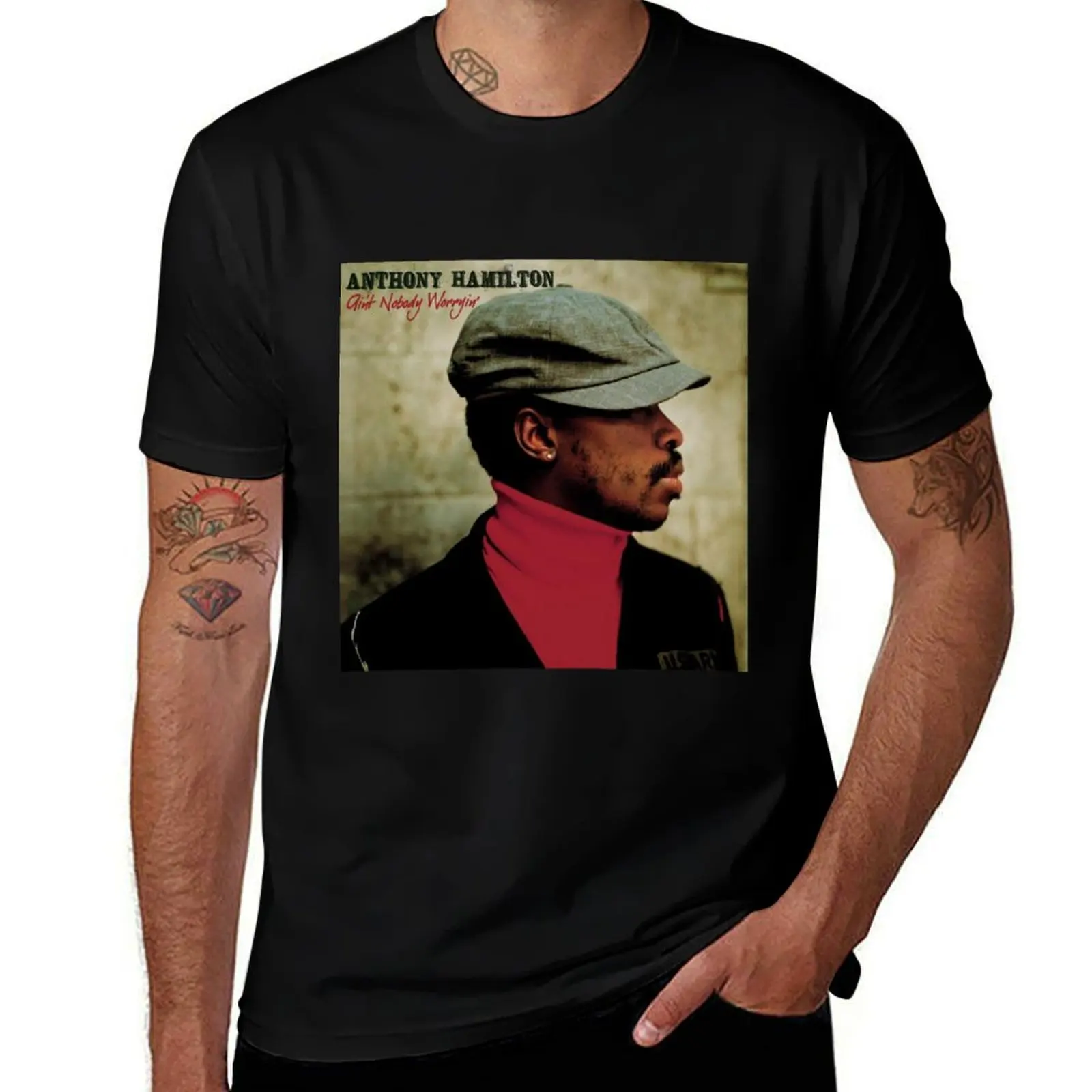 Aint nobody worryin T-Shirt t shirts for man graphic tees T-Shirt