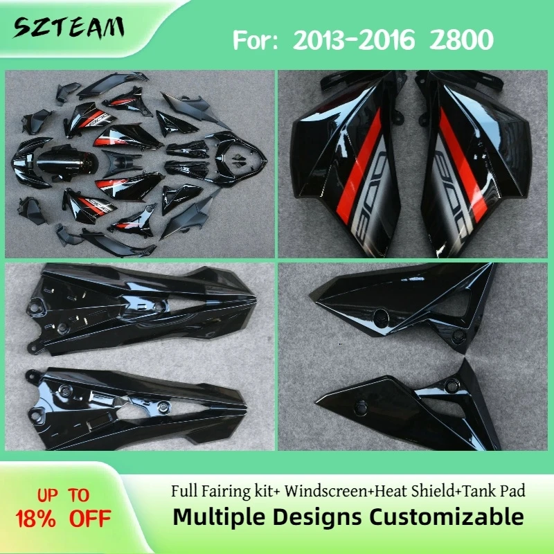 

Комплект обвесов Z800 2013-2016 для Kawasaki Z 800 13-16, ABS, литье под давлением, аксессуары для мотоциклов, полный комплект обвесов, профессиональный