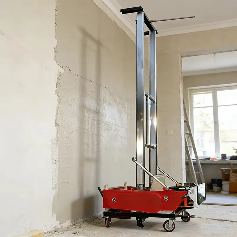 Factory Price Automatic Cement Rendering Machine High Speed Concrete Rendering Wall Plaster Spraying Machine