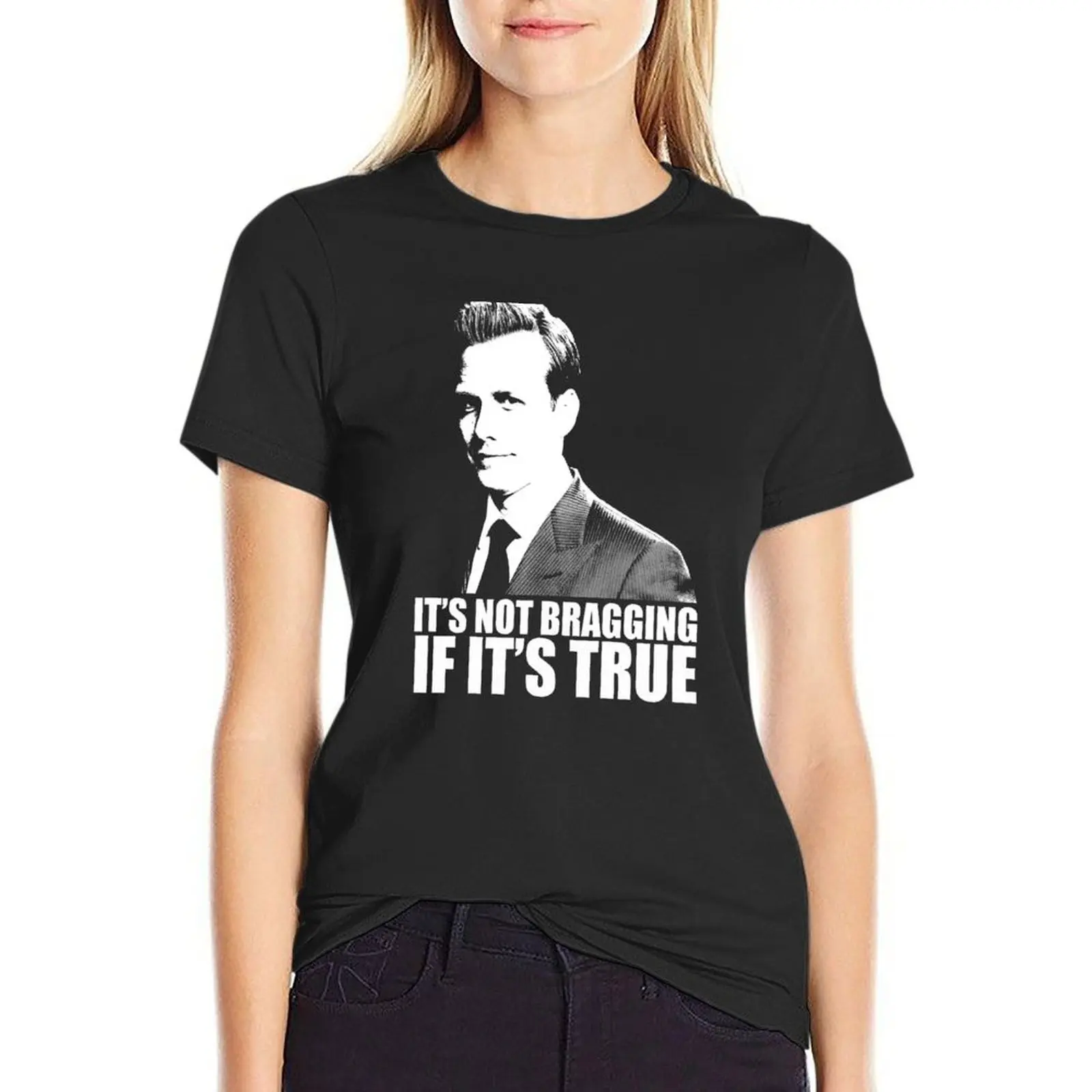 Suits Harvey Specter It's Not Bragging Tshirt white T-Shirt quick drying new edition white t-shirt dress for Women sexy