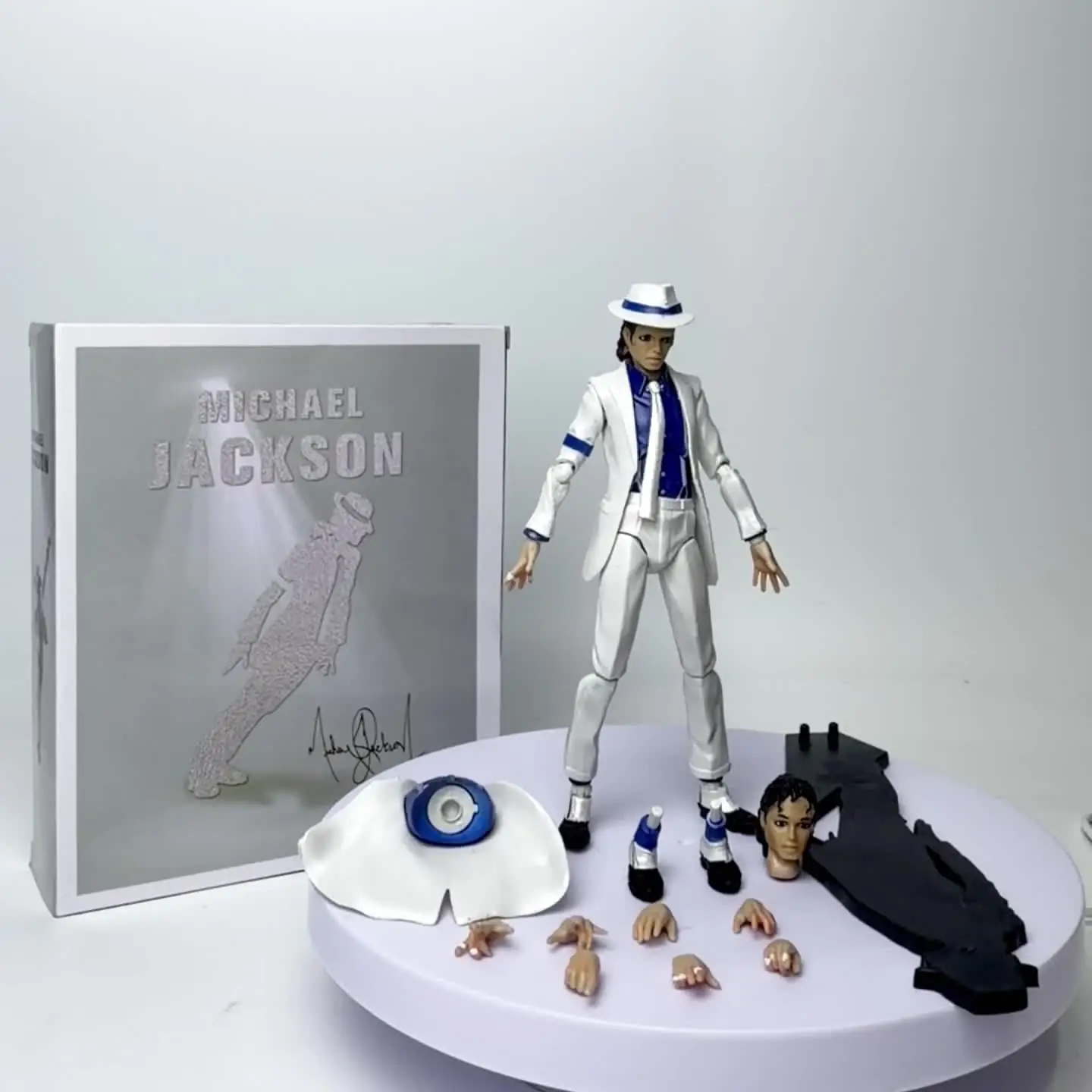 Shf Michael Jackson Smooth Criminal Action Figure Model Toys PVC