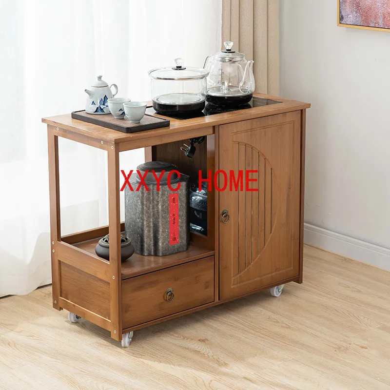 Kettle Integrated Cabinet Living Room Rack Tea Table  Machine