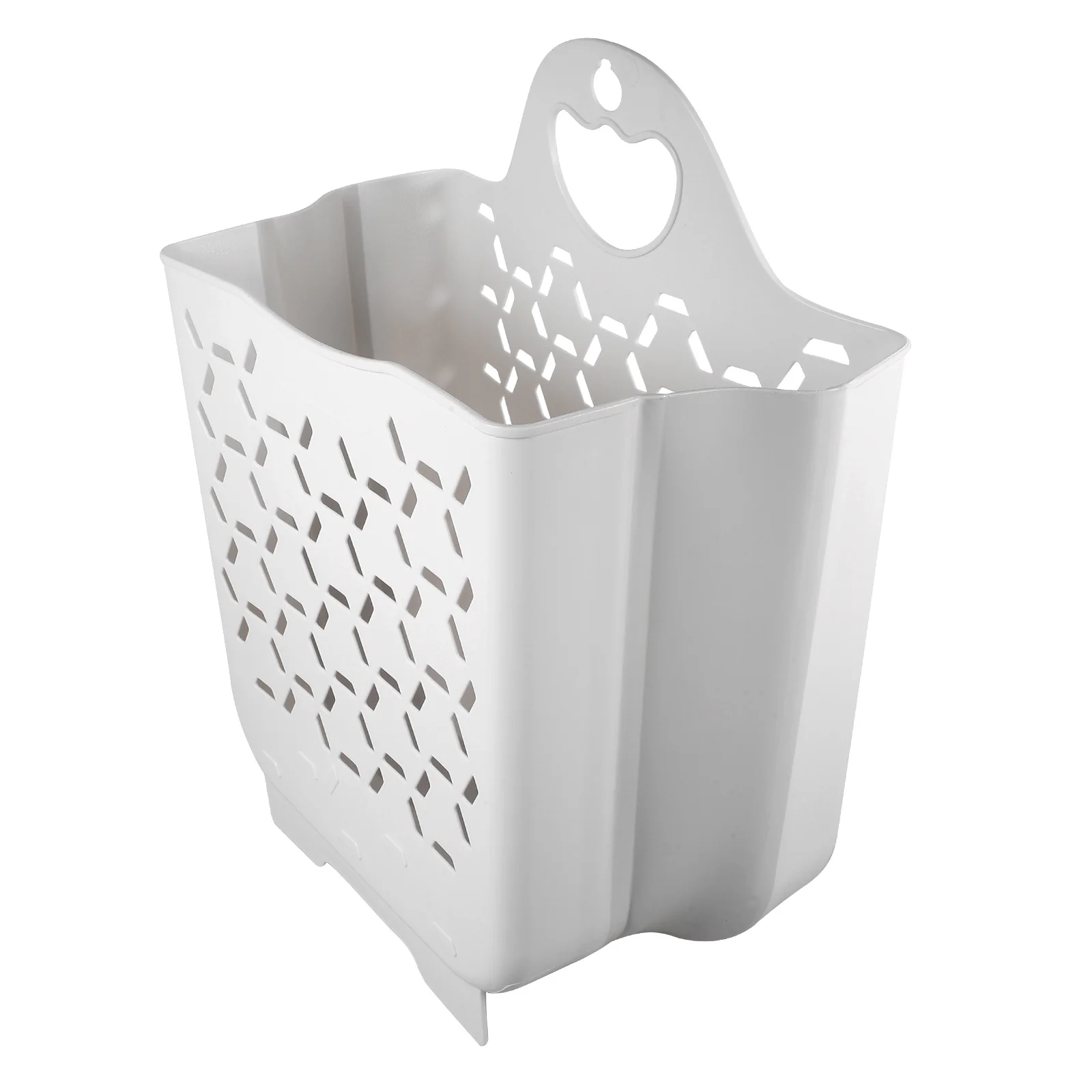 

Door Laundry Basket Collapsible Hamper Rectangle Wall Bathroom Mount Baskets for Shelves