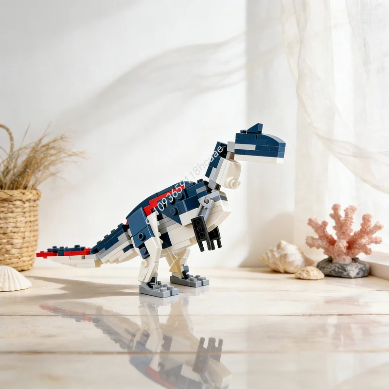 ตัวต่อ MOC อัลโลซอรัส ฟราจิลิส 1 ชุด 131 ชิ้น ของเล่นสร้างสรรค์ 3 มิติ ของขวัญคริสต์มาส ของเล่นเสริมพัฒนาการเด็ก