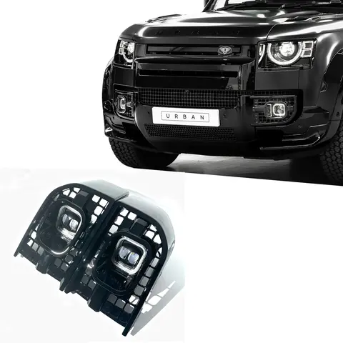 랜드로버 디펜더 L663 2020-2024 90 110 130 LED 안개등 주간 주행등 DRL 그릴 커버