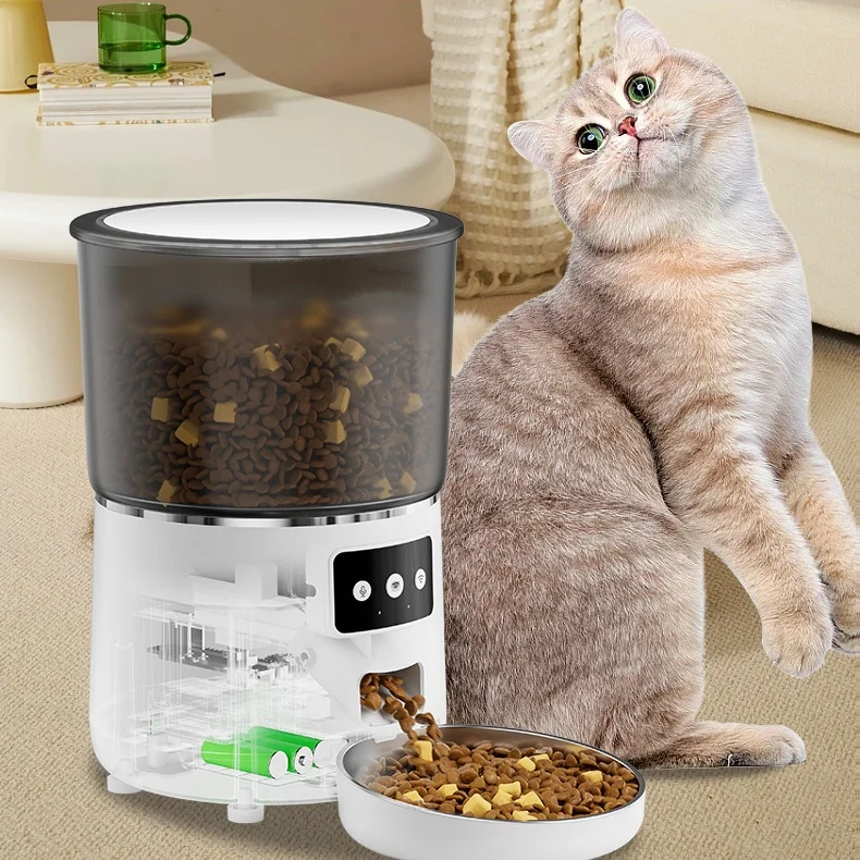 

Pet Feeder Smart Automatic Smart Pet Feeder With Time&Meal Feeder for Cats Animals