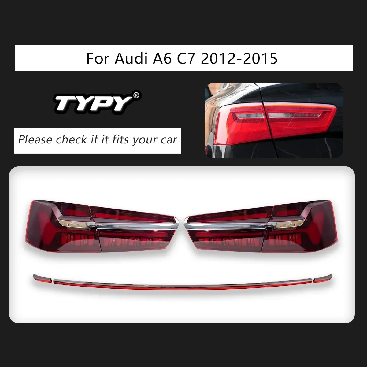 Audi（アウディ） テールライト AUDI A6 C7 テールランプ LED RSU製 
