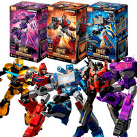 Blokees Transformers Optimus Prime, Megatron, Bumblebee action assembled block model toys, gifts for children, home decoration