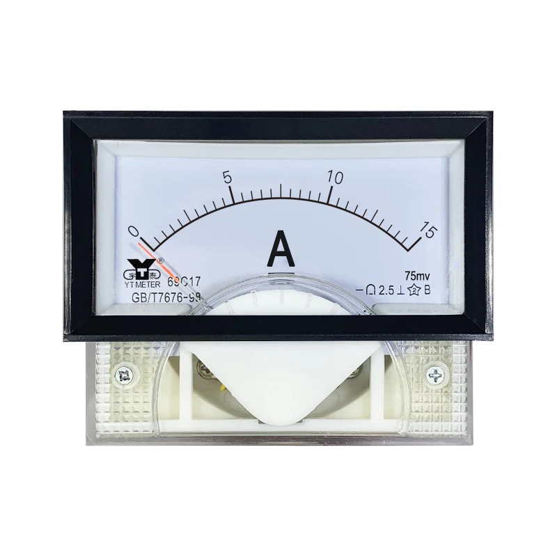 69C17 75mv DC Ammeter 50a 200a 300a 400a 600a 75a pointer 1ma ammeter