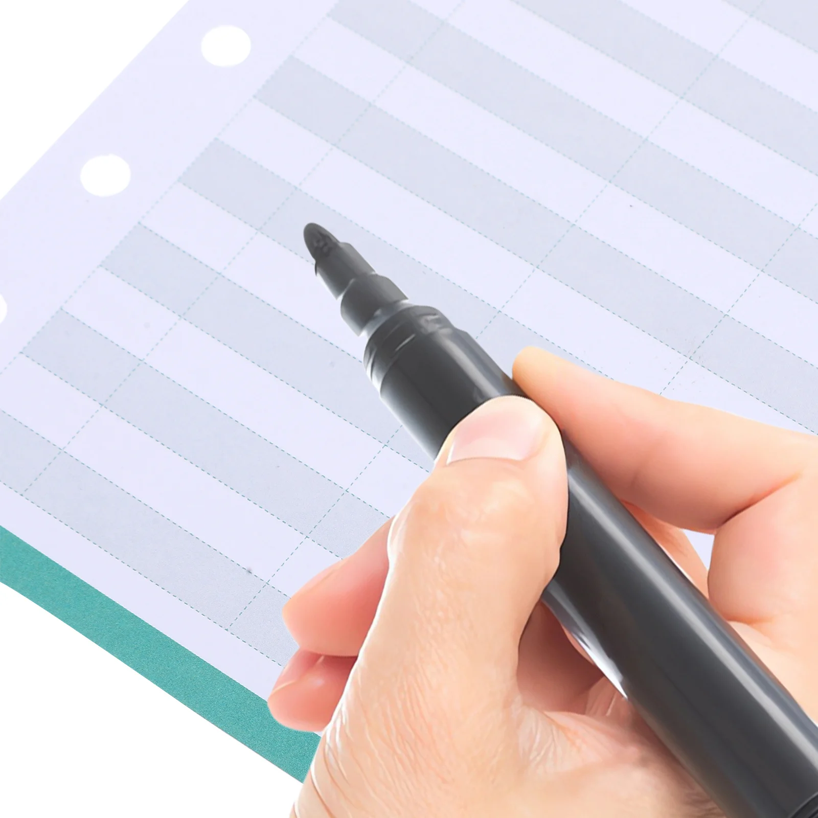 40 قطعة من بطاقات استهلاك البطاقات، مساعد تتبع النفقات المحمول لمنظم المحفظة المخططة للميزانية الشخصية