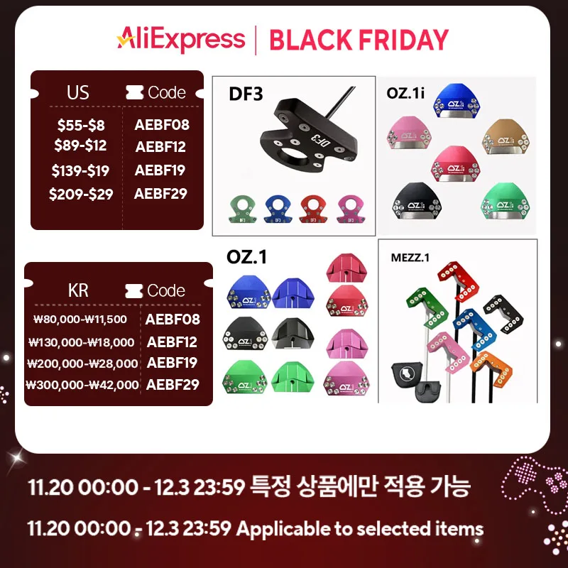 

MEZZ.1/ OZ.1 /DF3 /OZ.1i Golf Putter MEZZ.1 Putter Zero torque putter OZ1i Putter With Steel Shaft DF3 Putter