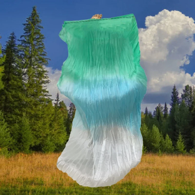 

Worship Flags with Rectangle Silk Veil Flag Scarf Ribbon Play 100% Silk Scarf for Belly Dance Outdoor Flags for Dance