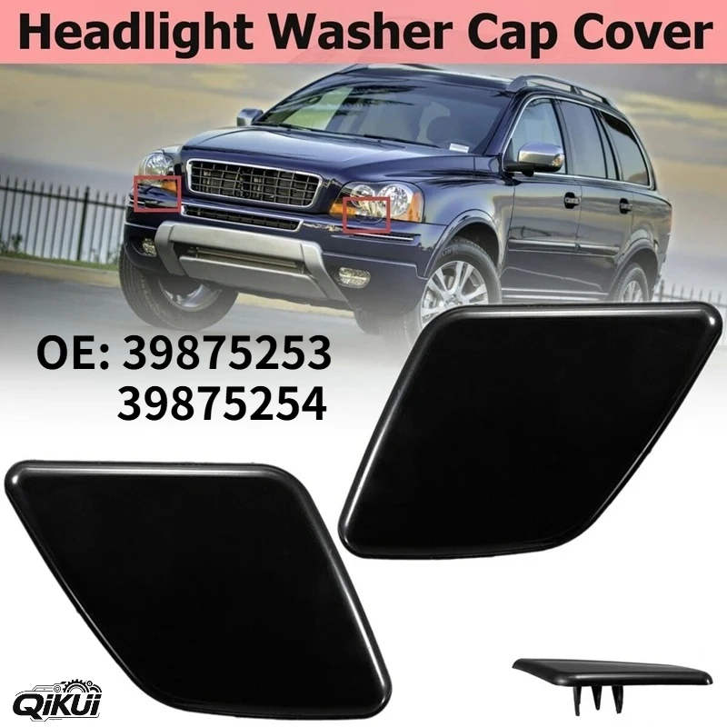 

Tiy For Front Bumper Headlight Washer Nozzle Spray Jet Cover Cap Volvo XC90 2007-2014 Left & Right 39875253 39875254 car gadgets