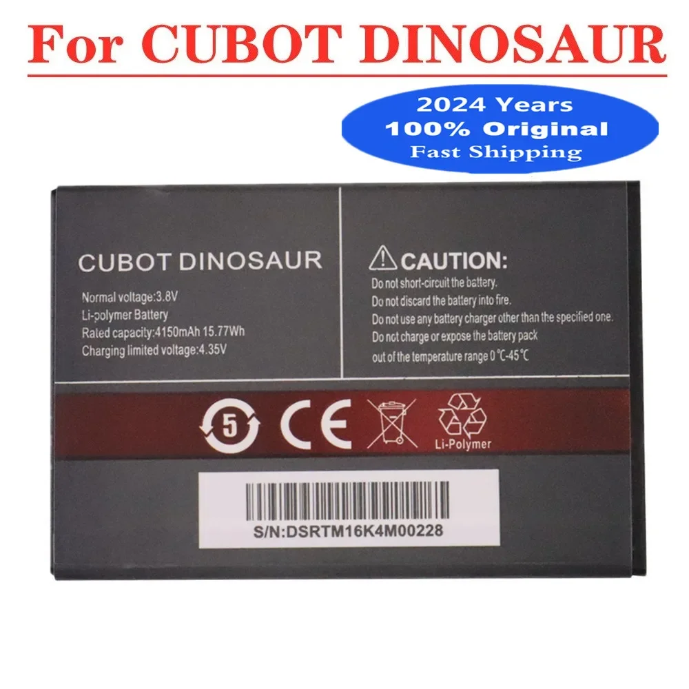 

2024 Yeats 100% Original Battery For CUBOT Dinosaur Mobile Phone Backup Battery 4150mAh High Quality Replacement Battery