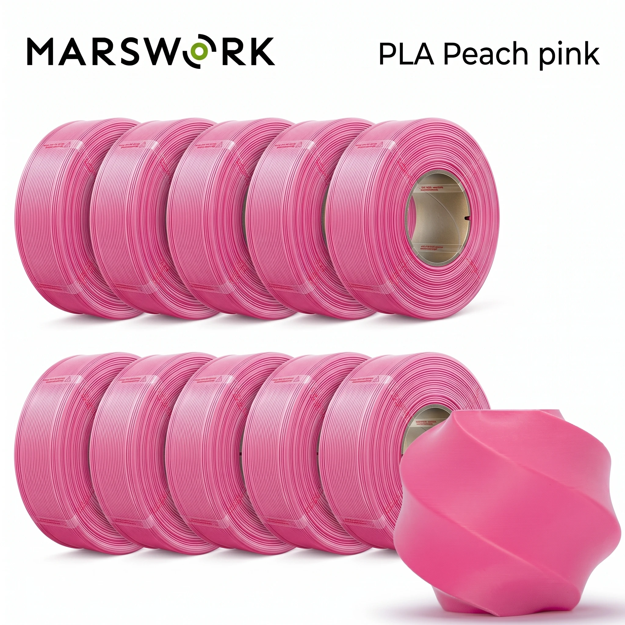 MARSWORK PLA Basic 2.0 10 pack (10kg, spool-less)
