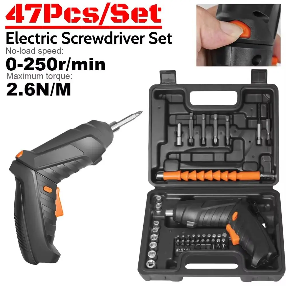 

USB Charging Electric Screw Driver Multifunctional Rechargeable Wireless Screwdriver High-Speed Performance Rated Voltage